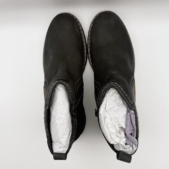 Josef Seibel Womens Marta 03 Ankle Boots US 8.5 EU 39 Black Leather NIB - Picture 10 of 12